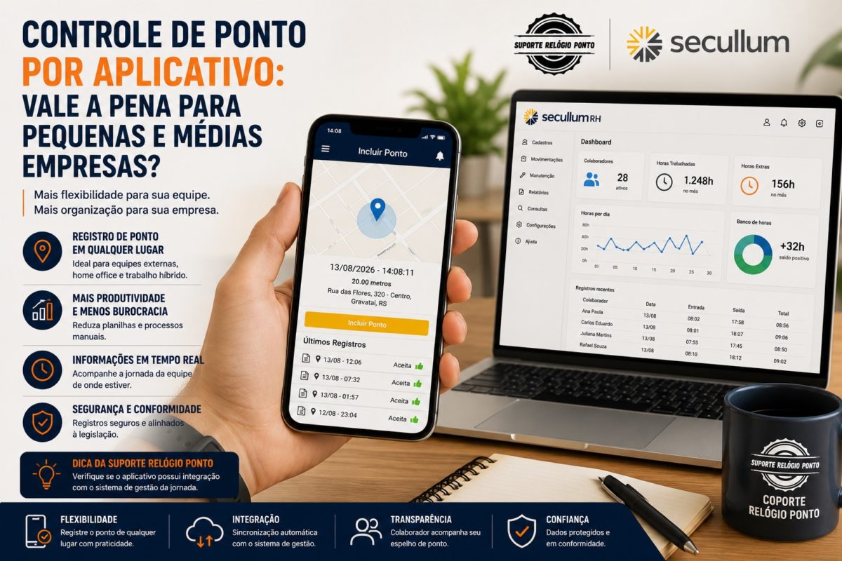 Controle de ponto por aplicativo: vale a pena para pequenas e médias empresas?