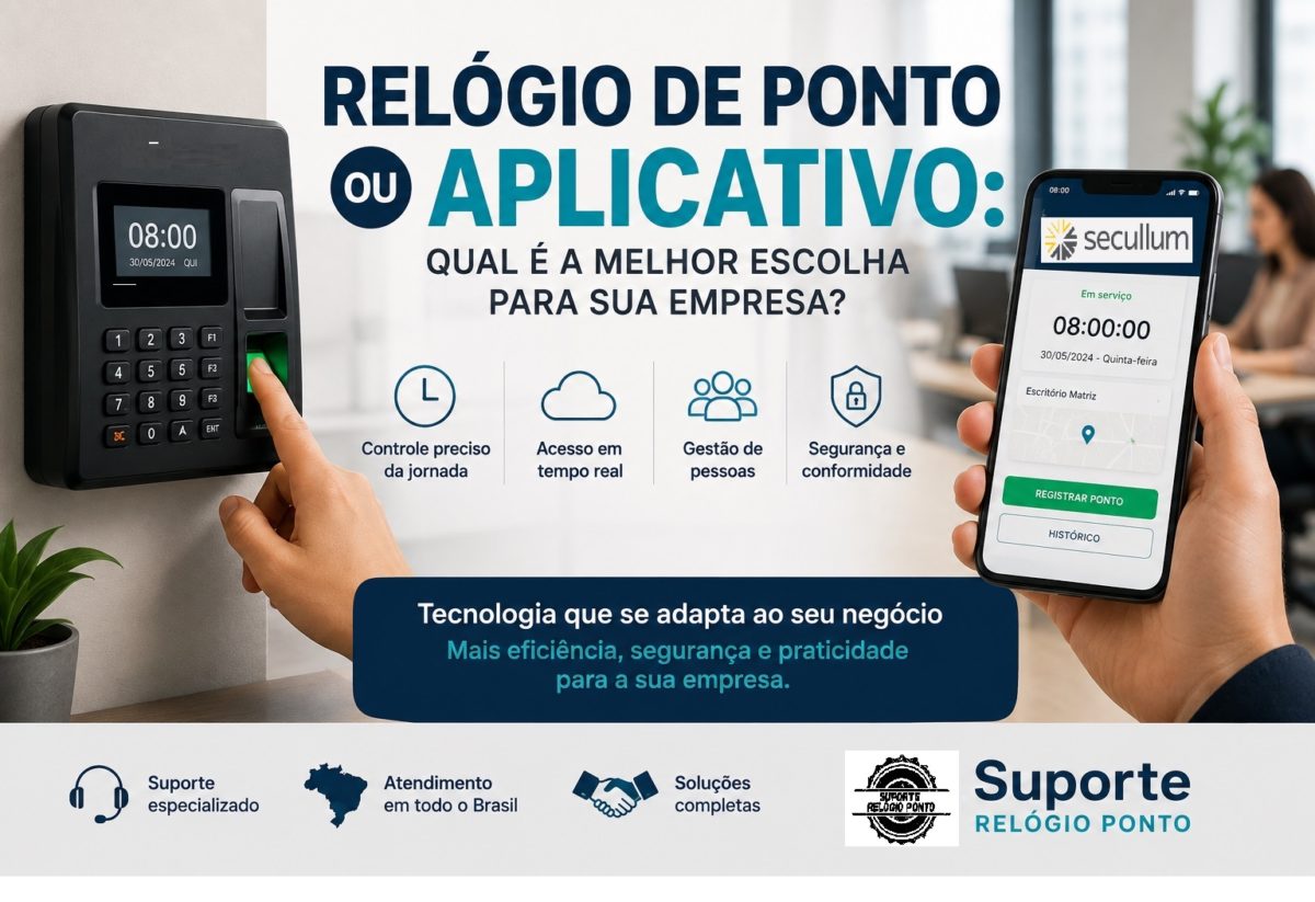 Relógio de Ponto ou Aplicativo: qual é a melhor escolha para sua empresa?